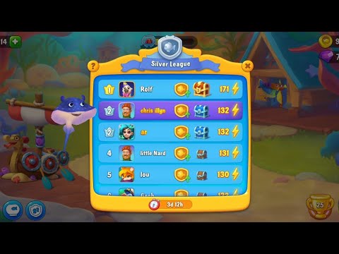 @Fishdom Atlantis Cup Stage 24. Got 🥈nd Place in Silver League.