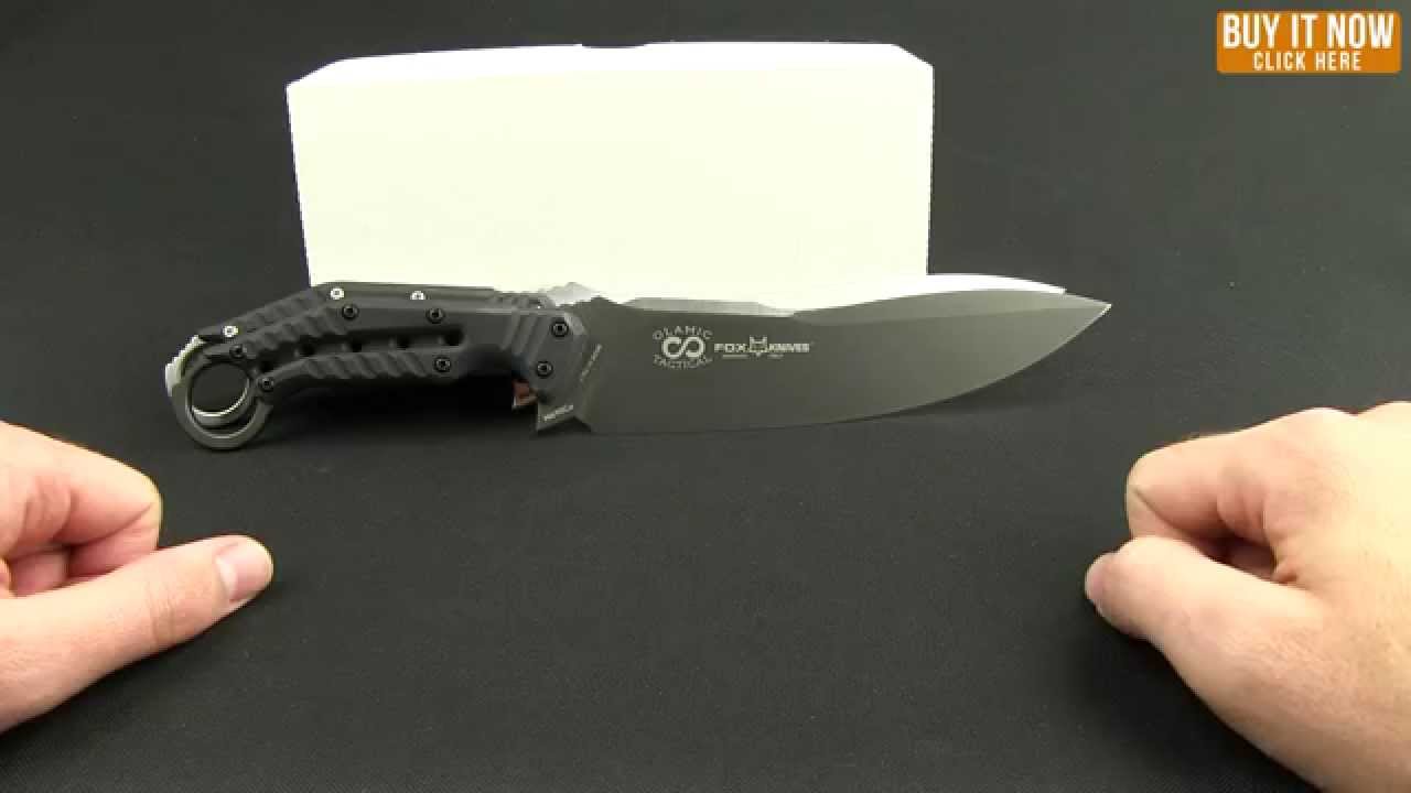 Olamic Cutlery Fox Knives BattleChef Fixed Blade Knife (7" Satin)