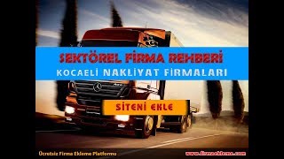 Kocaeli Nakliyat Firmaları | www.firmaekleme.com