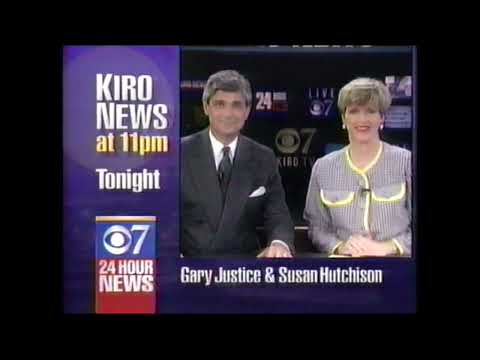 KIRO News Brief (CBS News 1992) ***VHS Recording***