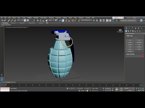 Creating a Realistic Hand Grenade Model in 3ds Max | 3DS Max V-Ray