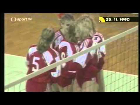 Volejbal UK x Slavia Pha 25nov1990