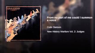 From no part of me could I summon a voice