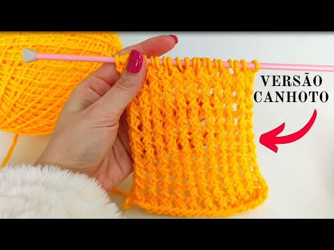 SIMPLE AND EASY KNITTING STITCH FOR LEFT-HANDED