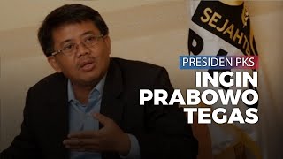 Presiden PKS Ingin Menhan Prabowo Lebih Tegas Tangani Kapal China yang Masuk ke Perairan Natuna