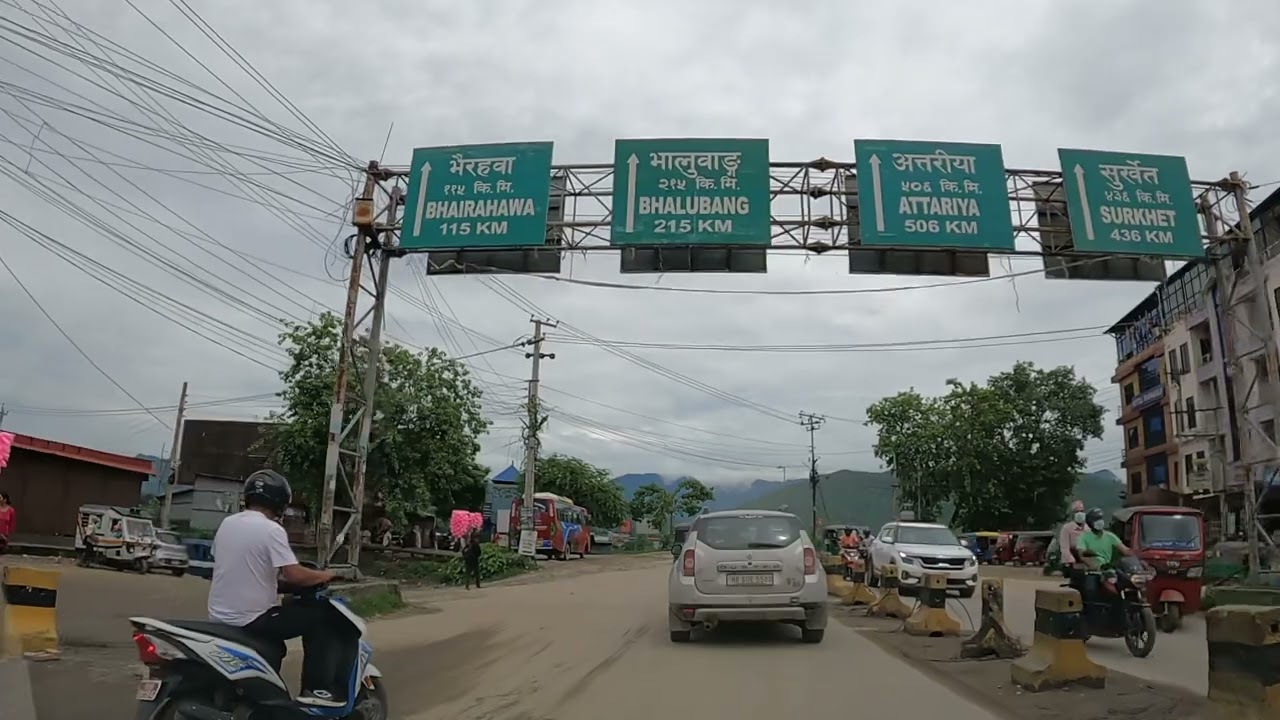 Main Road Narayanghat l Street View Nepal l Msb Vlog l Chitwan City l #dashcam