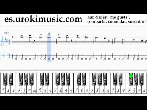 Como Tocar Piano (mano derecha) The Chainsmokers & Coldplay - Something Just Like This Tablatura