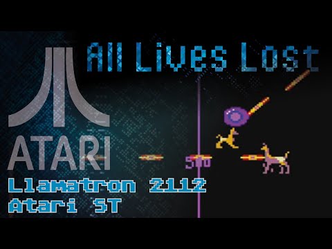 Llamatron 2112 (Atari ST) - ALL LIVES LOST