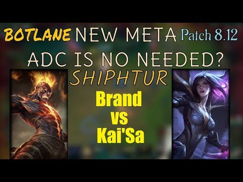 Shiphtur | BRAND vs KAI`SA | BRAND Bot | Challenger Gameplay | Patch 8.12