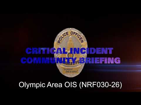 Olympic Area OIS - July 29, 2026