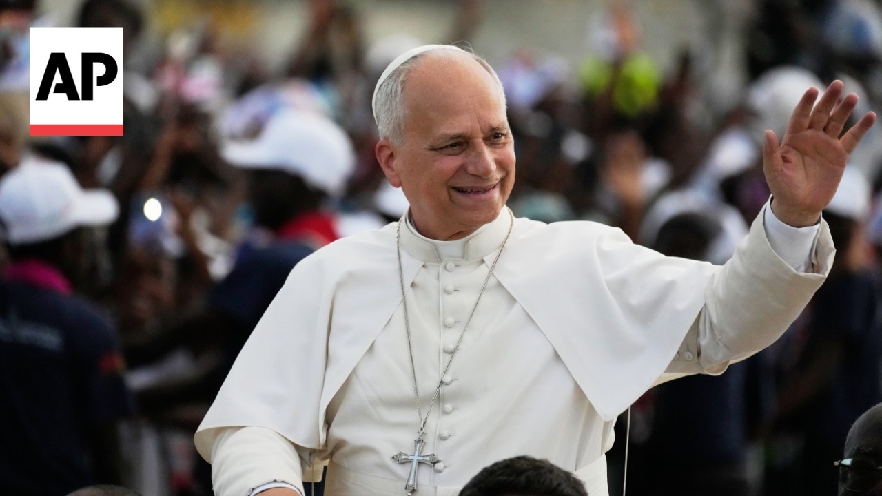 Pope Leo XIV visits Angola shrine that was a center of African slave trade