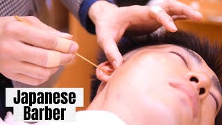 🗾 Relaxing | No Talking Ear Cleaning | Japanese Barber Shop | Young & Handsome Male 🗾