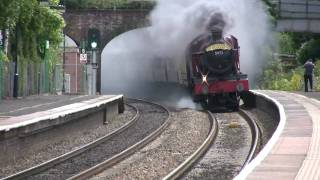 preview picture of video '5972 Olton Hall (Hogwarts Castle) on the Shakespear Express 2009.'
