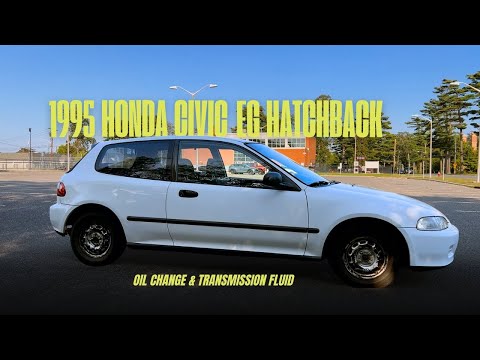 Honda Civic EG Hatchback: Oil & Transmission Fluid Change