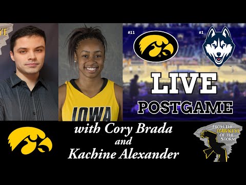 IOWA - UCONN POSTGAME with Kachine Alexander / CHAMPIONS CLASSIC / Iowa Women's Basketball Postgame