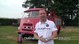 preview picture of video 'Daf Brandweerauto Uit 1965 Tijdens Oldtimerdag Dongenvaart 2012'