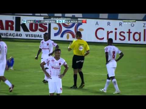 Gols - Itumbiara 1x1 Vila Nova – Campeonato Goiano – 15/02/2016 - HD