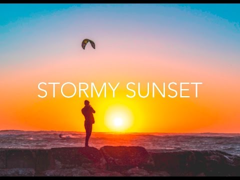 Stormy sunset - Cold Hawaii Surf Camp