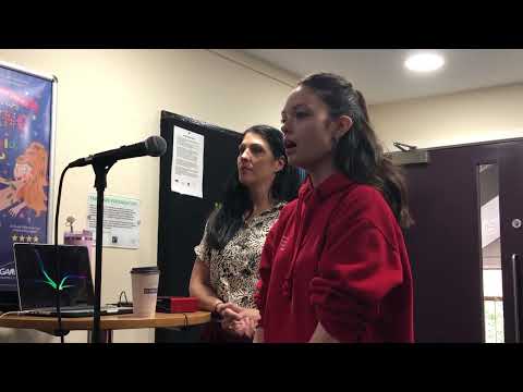 Josie Sim - Maria, Louise Hewitt - Anita. My favourite note in the show 😍