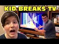 Kid Temper Tantrum Throws Ball And BREAKS MOM S TV Original
