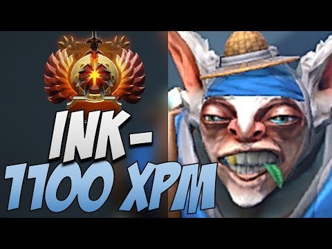 Ink Meepo with Interesting 1100 XPM | Dota Gameplay