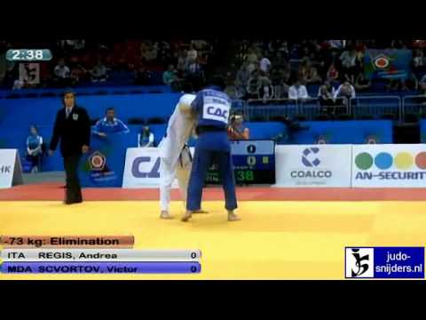 Judo 2012 European Championship Chelyabinsk: Regis (ITA) - Scvortov (MDA) [-73kg]