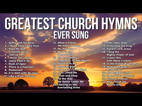 The Greatest Church Hymns Ever Sung – You'll Recognize Every One! Over 1 Hour of Timeless  Classics