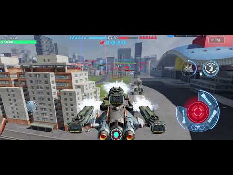 New titan Minos with the new shotgun squell and new bot Shell gameplay on test server War robots