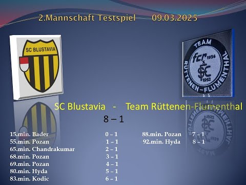 2.Mannschaft Testspiel SC Blustavia - Team Rüttenen_Flumenthal