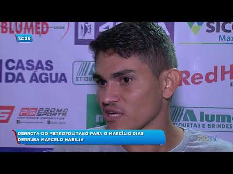 Derrota do Metropolitano para o Marcílio Dias derruba Marcelo Mabilia