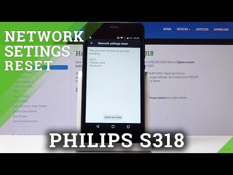 How to Return the Default Network Settings on Philips S318 - Factory Network Settings