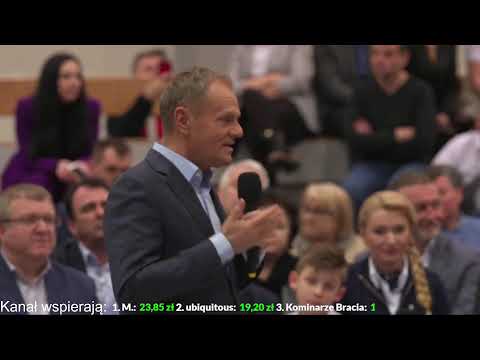 Donald Tusk - spotkanie otwarte w Lublinie