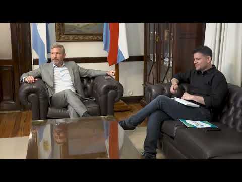 Frigerio y el intendente de San José de Feliciano dialogaron sobre proyectos para la localidad