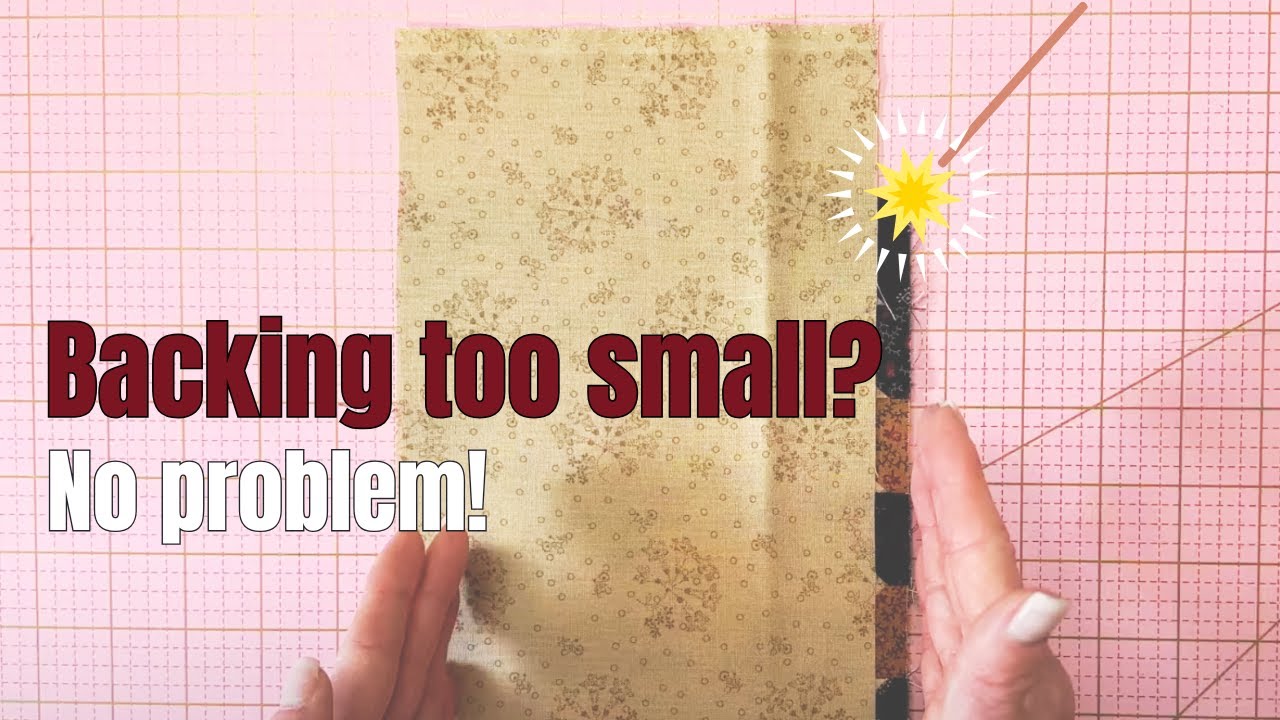 Need Wider Backing? This is a MAGICAL solution!