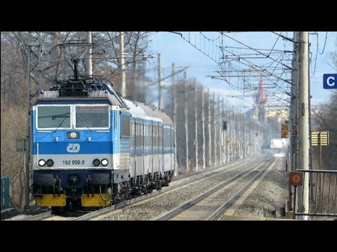 Lokomotiva 162 096-2 a řídící vůz 961 016-7 - 19.3.2023