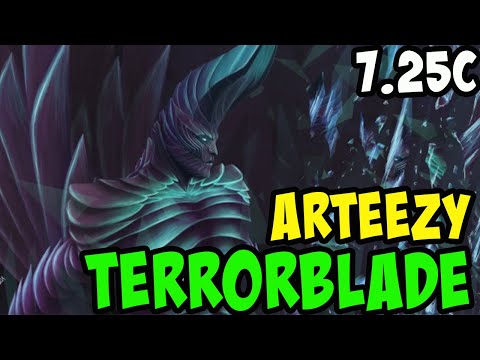 Arteezy TerrorBlade  [Full Gameplay] Dota 2 Pros gameplay 7.25c