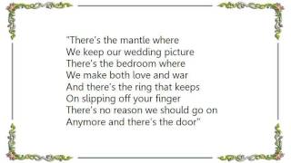 George Jones - There's the Door Lyrics
