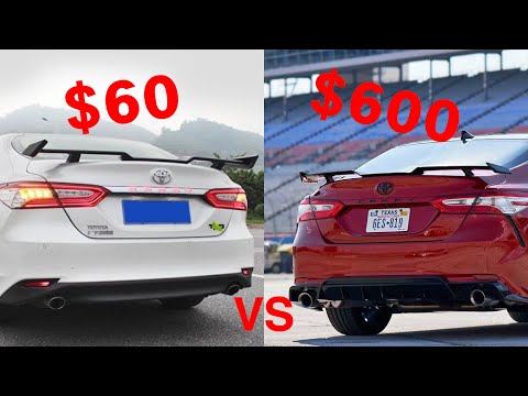 CHEAP TRD WING VS EXPENSIVE TRD WING | CAMRY XSE 2018 - 2023 |