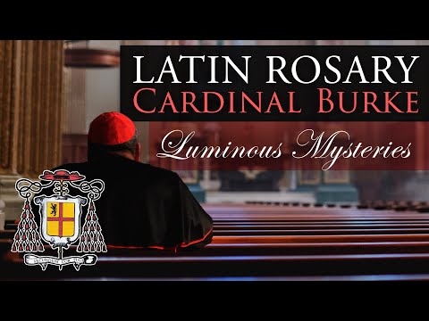 Pray the Rosary in Latin with Cardinal Burke (Luminous Mysteries)