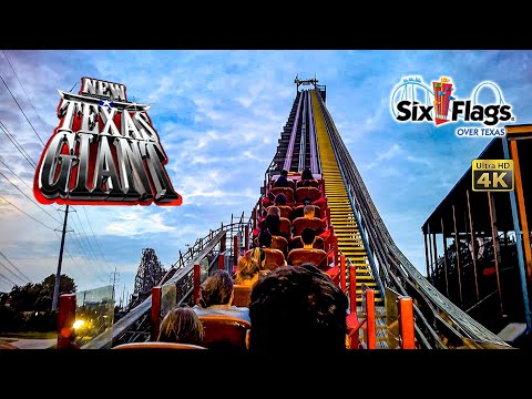 Back row point of view footage of New Texas Giant
