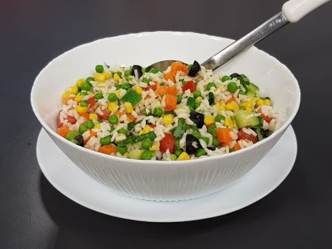 Rreze Dielli 1Janar 2020 - Të Gatuajmë me Znj Vjollca P. 1 -  Sallate me oriz dhe perime