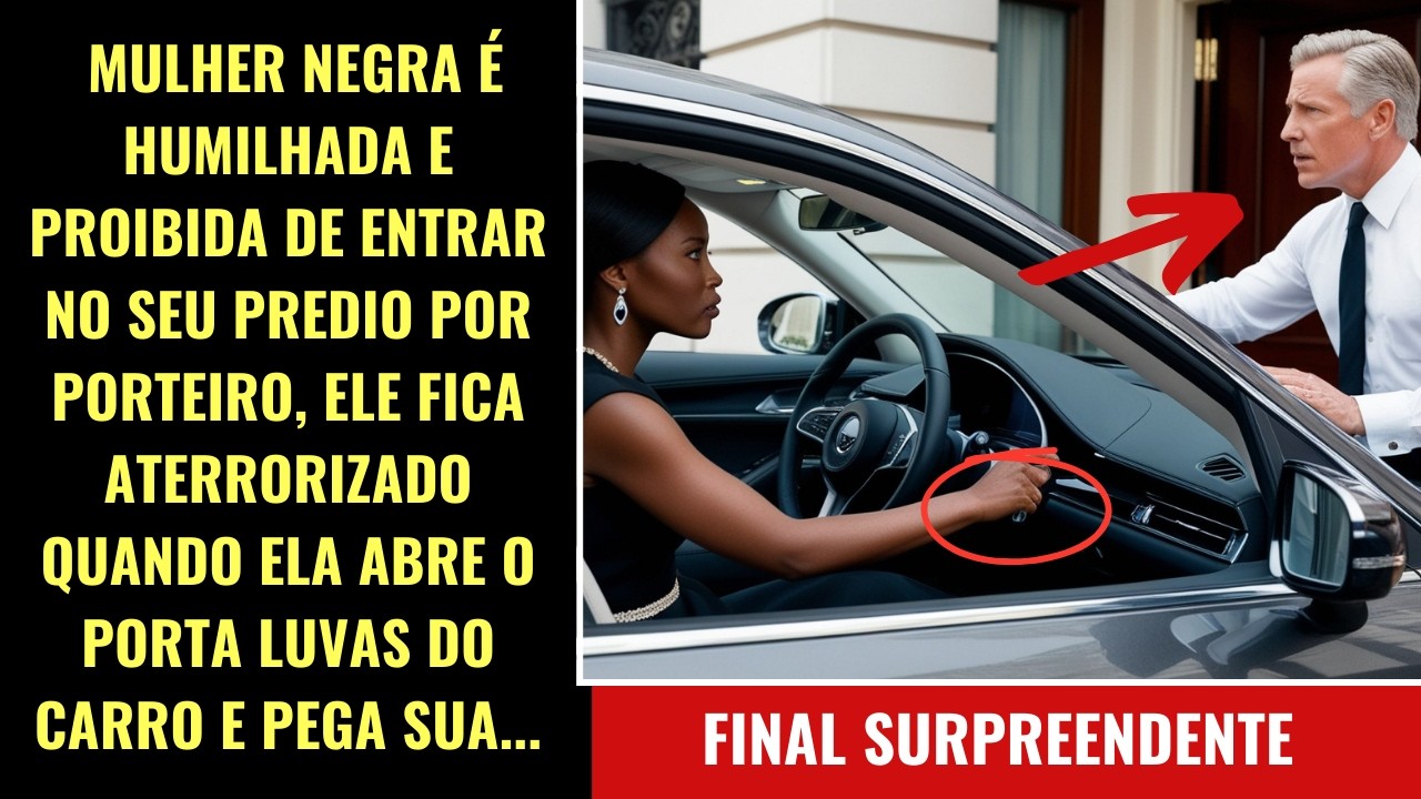 MULHER NEGRA É VÍTIMA DE HUMILHAÇÃO NO PRÉDIO DE LUXO O PORTEIRO FICA DESESPERADO QUANDO...