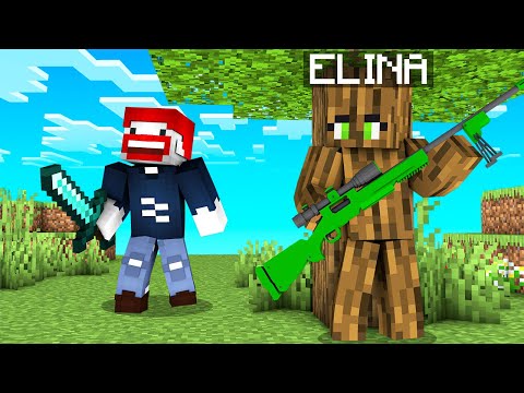 ELINA VER*RSCHT MICH als UNSICHTBARER SNIPER! - Minecraft