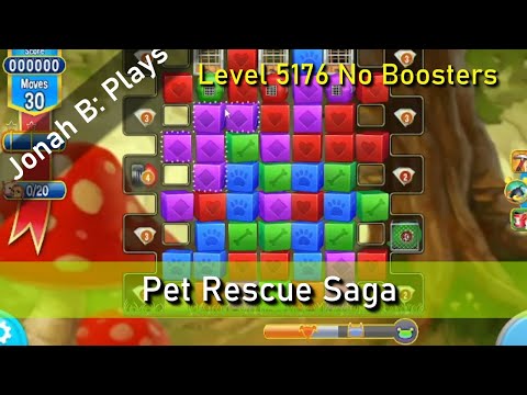 Pet Rescue Saga Level 5176 No Boosters