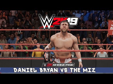 WWE 2K19 2K SHOWCASE GAMEPLAY WALKTHROUGH PART 3 - Daniel Byran Vs The Miz (PS4 PRO 4K)