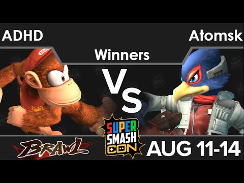 SSC16  - ADHD (Diddy) vs Atomsk (Falco) Winners - Brawl