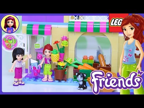 Lego Friends Heartlake Food Market Build Review Silly Play Kids