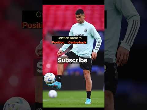 Argentine Footballer Cristian Romero