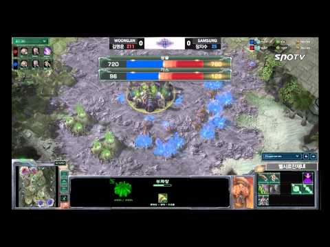 [0421] Zero(WOONGJIN) vs. hOpe(SAMSUNG) 1SET ZvZ Bel'Shir Vestige -Starcraft2,esportstv,SPL
