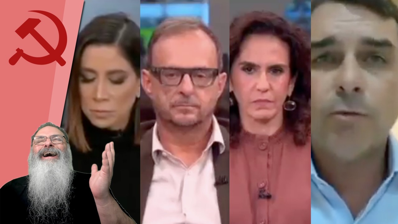FLÁVIO enquadra a GLOBO NEWS e COMENTARISTAS ficam com CARA de TACHO